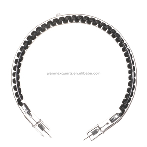 12V 24V 36V 50W 100W Tubo de calor de vidrio Bombilla de calefacción halógena infrarroja Lámpara de calentador de cuarzo de fibra de carbono - Product Image 5