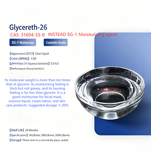 CAS 31694-55-0 Éther de Glycéryle-26 Qualité Cosmétique Fabricant EG-1 Marque <span class=keywords><strong>MEISHU</strong></span> Pureté 98% Éther Polyglycéryl-26 Soin de la Peau - Product Image 1
