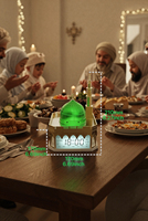 Horloge de prière musulmane, modèle mosquée, réveil Azan avec plus de 6000 villes, heure de l'Adhan, calendrier Hijri et Grégorien, horloge de table sans fil