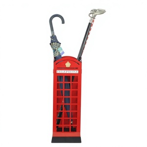 Soporte de paraguas para cabina telefónica roja de Londres Soporte de paraguas decorativo más vendido a precio razonable - Product Image 1
