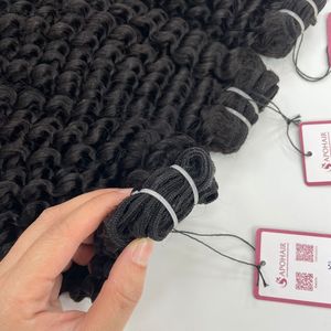 Extensiones de Cabello Humano Virgen con Ondas Profundas Más Vendidas, Extensiones de Cabello Vietnamita para el Mercado Global - Product Image 3