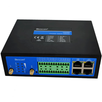 Gateway industrial Dual 4G LTE de alta velocidad RS232/RS485 256MB RAM 1GB Flash Protocolo MQTT Módulo de seguridad de tráfico inteligente directo