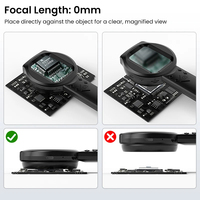 2.8'' IPS Digital Magnifier HD 1080P 100X Portable Microscope Handheld Mignifying Glass for Electronics Repair Check Jewelry
