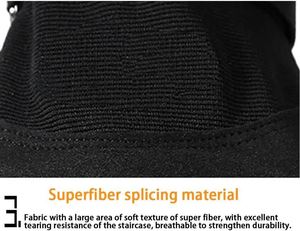 Guantes Tácticos de Motociclismo de Medio Dedo con Nudillos Reforzados de Microfibra para Deportes, Ciclismo, Caza y Senderismo al Aire Libre - Product Image 3