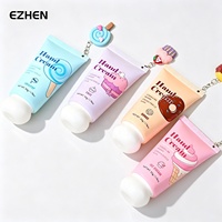 Tube de crème pour les mains portable personnalisé EZHEN avec trou de suspension, en plastique recyclable, compatible avec des bouchons spéciaux