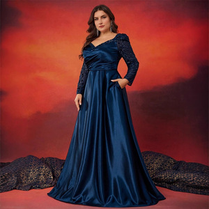 <span class=keywords><strong>Taglie</strong></span> <span class=keywords><strong>forti</strong></span> abito <span class=keywords><strong>da</strong></span> sera a maniche lunghe con paillettes <span class=keywords><strong>da</strong></span> donna stile naturale Anti-statico elegante abito <span class=keywords><strong>da</strong></span> <span class=keywords><strong>cerimonia</strong></span> nobile - Product Image 4