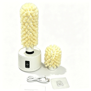 2-in-1 Elektrische Rotations-Reinigungsbürste für Flaschen, Wasserbecher, Babyflaschen, Gläser mit Hochdruck 360-Grad-Rotations-Gläserspüler - Product Image 5
