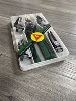 Ensemble de pinces d'électricien à changement rapide 5 en 1, dénudeur de fils, pince à sertir, testeur de tension avec 4 têtes interchangeables