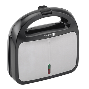 Anbolife Grille-sandwich compacte 2 tranches 750W antiadhésive avec double voyant lumineux, pour <span class=keywords><strong>panini</strong></span> et croque-monsieur - Product Image 2