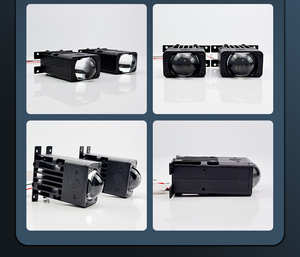 Prix usine 1400 <span class=keywords><strong>Lm</strong></span> Simple High Beam Projecteur Lentille Phare Moyen Net Lumière pour Modification De Voiture - Product Image 5