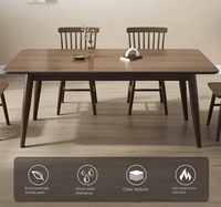 Chaises de salle à manger rectangulaires en chêne massif - Design moderne, durable et écologique pour la salle à manger, meubles de maison