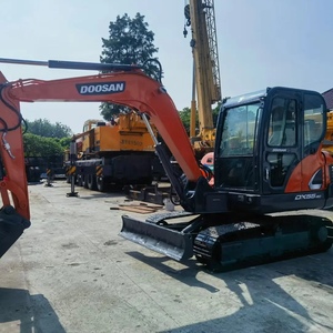 รถขุดขนาดเล็กมือสอง Doosan DX55 รถขุดไฮดรอลิกแบบตีนตะขาบ พร้อมใช้งาน - Product Image 3