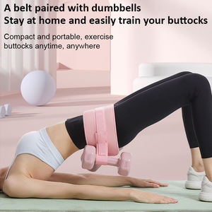Ceinture d'exercice ajustable et douce pour la peau avec assistance haltères pour l'entraînement des fessiers à domicile - Product Image 2