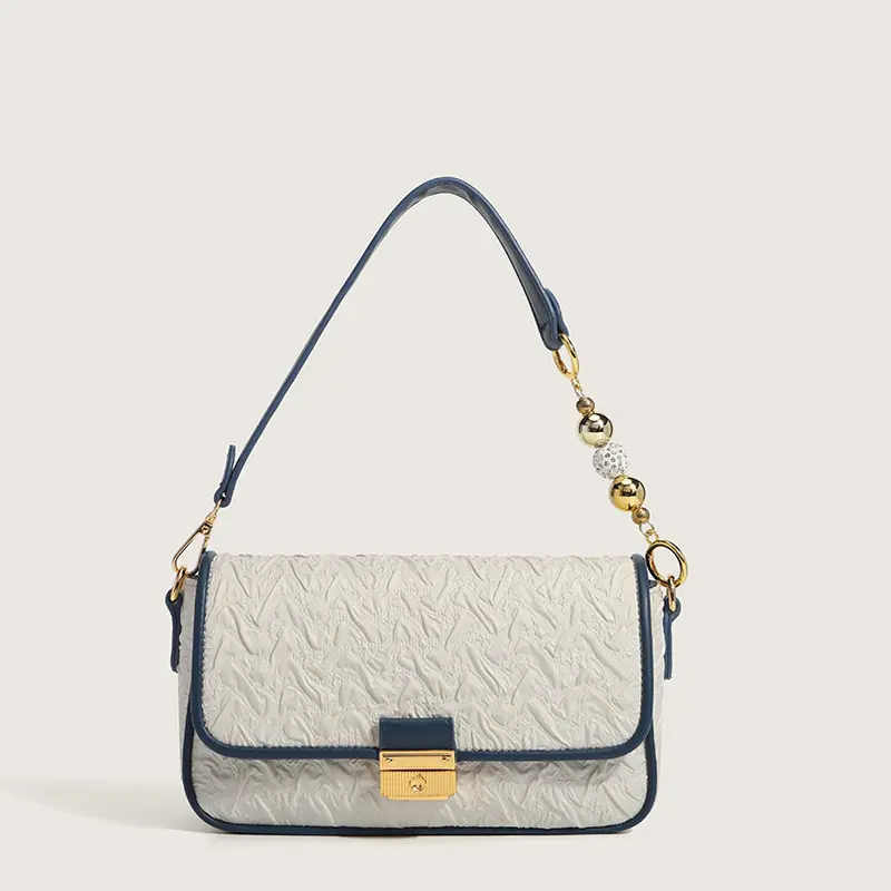 Nieuwe Cross-Schouder Crossbody Tas Met Kleine Vierkante Sluiting