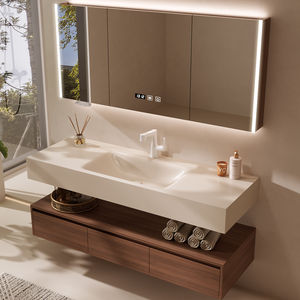 Nouvel Arrivage 2026 : Ensemble Meuble-Lavabo <span class=keywords><strong>de</strong></span> <span class=keywords><strong>Salle</strong></span> <span class=keywords><strong>de</strong></span> <span class=keywords><strong>Bain</strong></span> en Porcelaine Thermoforgée Style Vintage <span class=keywords><strong>avec</strong></span> <span class=keywords><strong>Miroir</strong></span> Mural Inclus - Product Image 1