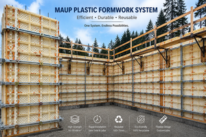 Encofrado de Plástico ABS Ligero MAUP para Construcción de Muros, Columnas y Losas en Viviendas Residenciales - Product Image 1