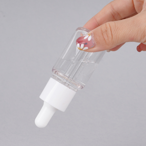 Mini botella de lujo para PET transparente PETG, botella cuentagotas de plástico para apretar, proveedores personalizados, oferta de 5ml, 30ml, espacio vacío para esencial - Product Image 3
