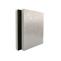 Panneaux sandwich en mousse PIR pour conduits d'air 20/25/30/40 mm, conduits HVAC personnalisés, panneaux pré-isolés PID, plaque en aluminium pour climatisation