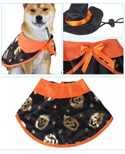 Factory Wholesale Cat Wizard Cape Summer Festival Pet Transformation Costume Cotton Polyester Fiber Dress-Up Halloween - Product Image 2