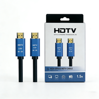 Câble certifié OEM/ODM HD 4K 60Hz V2.0 mâle-mâle en alliage d'aluminium pour TV/ordinateur portable/DVD/projecteur – Câble HD 4K