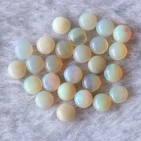 Pierres d'opales naturelles de bonne qualité, cabochons de forme ronde, demi-boule opale pour la fabrication de bijoux, x 5mm, offre spéciale