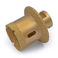 25-35-50mm diamant brasé sous vide pagode alésoir foret scie cloche pour marbre/céramique-ouvre-trou en trois étapes pour carrelage et pierre