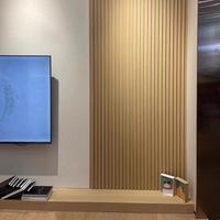 Panneaux muraux en bois et plastique Y Board Panneau persiennes en plastique de couleur unie pour la décoration intérieure