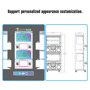 Macchine da gioco arcade per lo sviluppo software: Toy Catcher per 4 giocatori, con gru per bambole e premi boutique, e Claw Machine per centri commerciali - Product Image 3