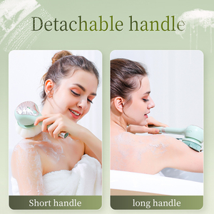 Multi Functional <b>Electric</b> Bath Brush Set Detachable Brush Heads for <b>Back</b> Cleaning Foot Exfoliation Body <b>Massage</b> Household Use - Product Image 6
