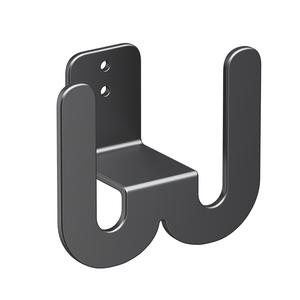 Support mural sans perçage pour pantoufles de salle de bain, pour rangement et drainage derrière la porte, design rectangulaire durable - Product Image 2