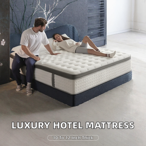 Luxury Hotel Series Pocket Spring Breathable Euro Top Hybrid <b>Mattress</b> Design-Medium 10-12 Inch Thickness Home Furniture - Product Image 2