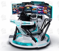 Nouvelle arrivée, machine de jeu d'intérieur, voiture de course dynamique à six axes à vendre | Machine de jeu de simulation de course fabriquée en Chine