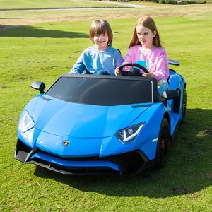 2 assentos licenciados crianças adultas motor sem escova 24V powerwheels elétricos movidos a bateria carros ride-on para crianças grandes