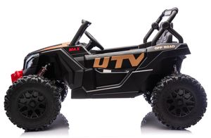 Mobil mainan berkendara anak UTV 4WD kuat semua medan 24V dengan 7 inci MP4 <span class=keywords><strong>2</strong></span> tempat duduk dapat disesuaikan untuk <span class=keywords><strong>2</strong></span>-4 tahun terbuat dari plastik tahan lama - Product Image 2