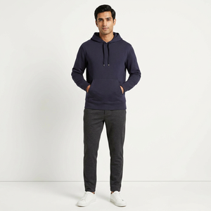 Veste d'hiver pour homme de qualité supérieure, avec capuche, rembourrage en duvet, logo personnalisable, prix de gros d'usine pour la saison hivernale, col à capuche - Product Image 1