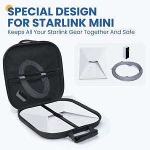 Borsa Protettiva Impermeabile per Antenna Mini Dish <span class=keywords><strong>Space</strong></span> <span class=keywords><strong>X</strong></span> Starlink, Design Compatto per Viaggi, Camper, Furgoni, Campeggio e Uso Esterno - Product Image 6