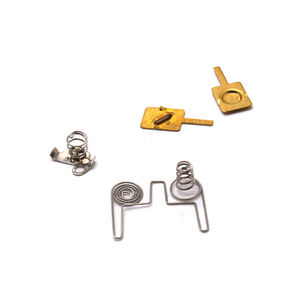 <span class=keywords><strong>Plaque</strong></span> de contact métallique personnalisée OEM avec ressort et plaqué or pour télécommandes, jouets et souris sans fil - Product Image 5