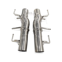 Sistem Knalpot Lengkap Stainless Steel Exhaust Straight Downpipe Header untuk Ferrari SF90 3.9T V8 2019-2023 Aliran Knalpot yang Ditingkatkan