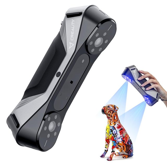 For CR-Raptor Scanner 3D Printing Upgrade Handheld Device 0.02mm Accuracy Anti-Shake Tracking CMOS Light Model B0D53S6FVF