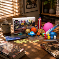 Fabricant de jouets ODM/OEM BIG BANG SCIENCE, kit scientifique sur le thème de l'espace, kit de construction de fusée, jouet éducatif pratique pour enfants