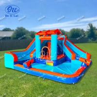 Vente directe d'usine : châteaux gonflables intérieurs/extérieurs et toboggans aquatiques pour le divertissement des enfants dans les zones résidentielles