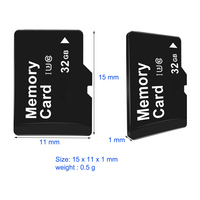 Tarjeta de Memoria Mini TF de 64 GB, 100 % Original, Capacidad Completa, Tarjeta SD de 8 GB para Reproductor de Video 4K, Cámara Deportiva para Drones