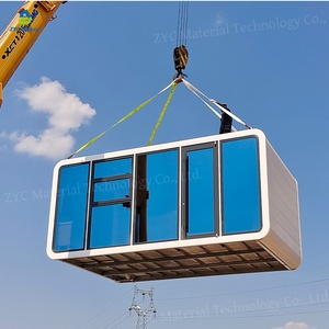 2025 Chine minuscule Apple Capsule maison mobile cabine préfabriquée avec cuisine et salle de bain pour hôtels - Product Image 2