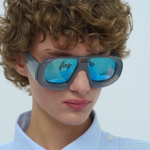 LMA Retro Fashion Luxury Designer Double Bridge <b>Large</b> <b>Frames</b> Sun Glasses Brand Oversized Custom Logo Sunglasses Men Women - Product Image 1