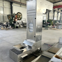Convoyeur à godets en acier inoxydable de type Z, à faible bruit, élévateur vertical automatique pour matériaux en vrac, pour l'industrie alimentaire et céréalière
