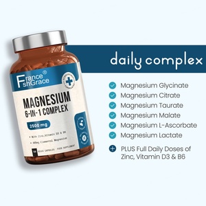 Suplemento de Magnesio Complejo de Alta Calidad para la Salud del Corazón para Mujeres y Hombres, Cápsulas de Magnesio Complejo - Product Image 3