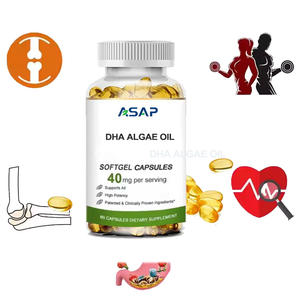 Cápsulas Softgel de aceite de algas Dha Suplemento de grado alimenticio Softgel de aceite de algas Dha vegano - Product Image 2