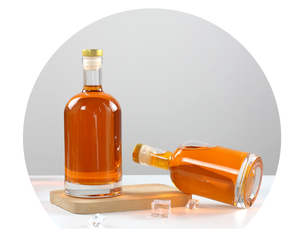 Thả 50Ml 100Ml 200Ml 375Ml 500Ml 750Ml 1000Ml Rõ Ràng Rỗng Tùy Chỉnh Chai Thủy Tinh Đối Với Vodka Rượu Rượu Vang Với Nút Chai - Product Image 4