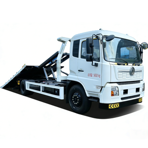 Camión de Remolque de Plataforma Plana DONGFENG 4x2 con Grúa Diésel, Camión de Rescate para Vehículos Accidentados - Product Image 1
