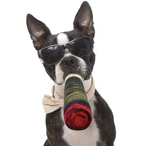 Sıcak komik puro şekli <span class=keywords><strong>Pet</strong></span> çiğnemek oyuncaklar interaktif peluş gıcırtılı köpek çiğneme oyuncakları